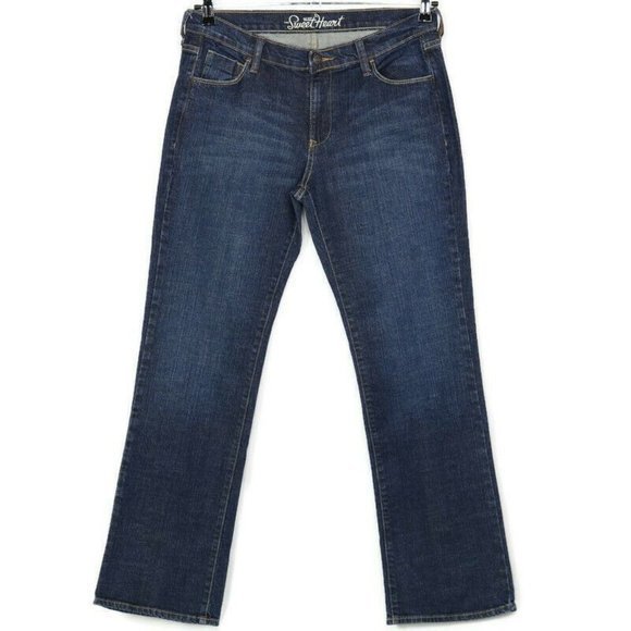 Old Navy The Sweet Heart Bootcut Jeans Stretch 8 Regular X 31 - Picture 2 of 9